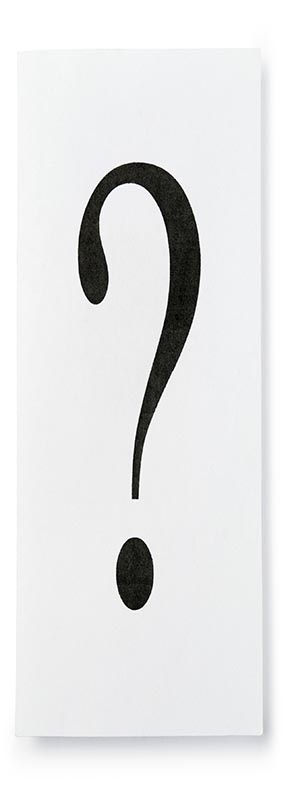 question mark question mark